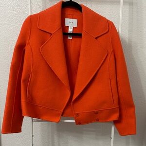 Vibrant Orange Women's Blazer by I C B New York